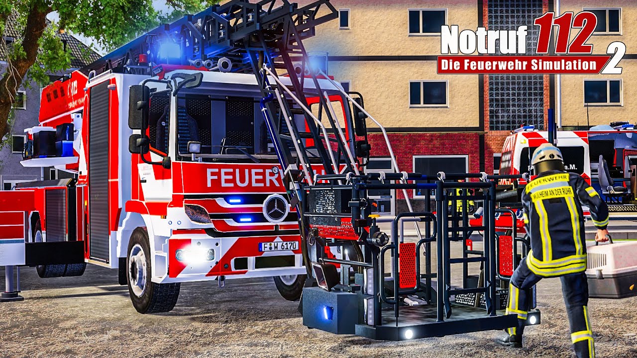 NOTRUF 112 #5: KATZE im Baum - Tierrettung mit der Drehleiter | Die Feuerwehr Simulation 2