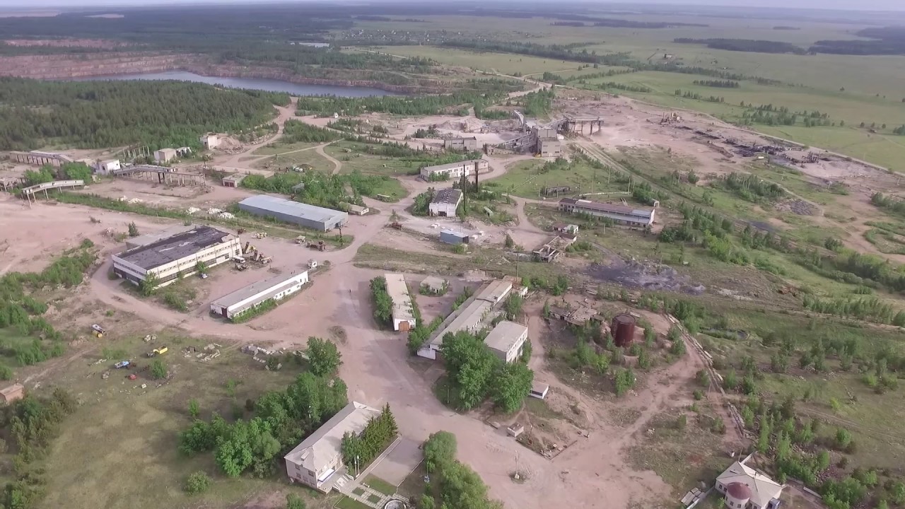Макинск. Территория предприятия каменный карьер. 27 мая 2017 года