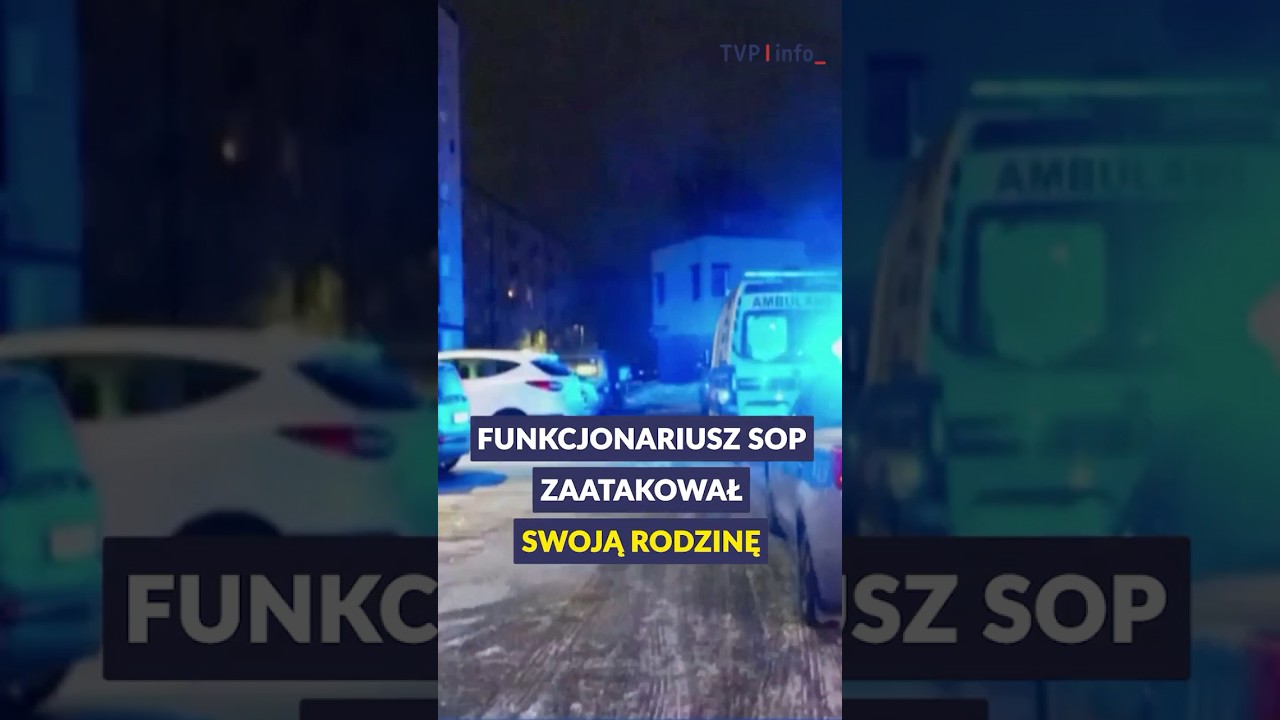 Funkcjonariusz SOP zaatakował swoją rodzinę #polska #policja #shorts