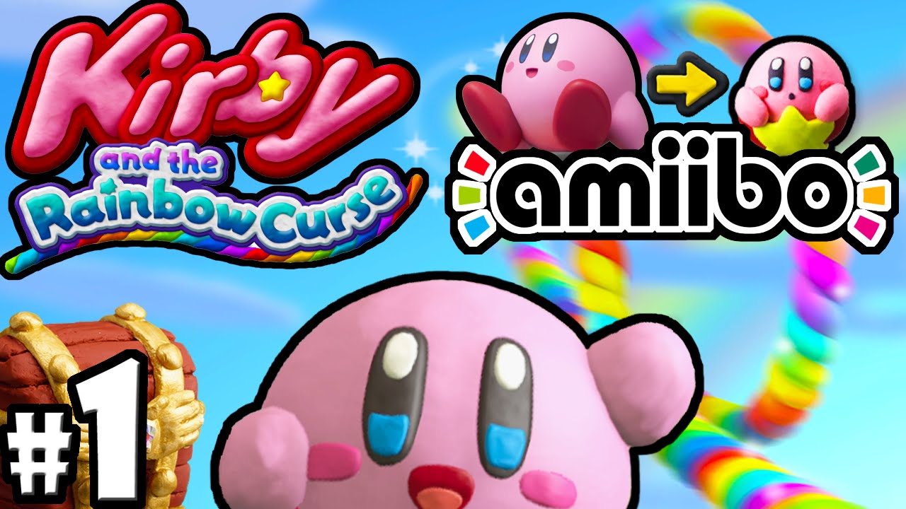 Kirby and the Rainbow Curse PART 1 Amiibo Star Power! World 1 Gameplay Walkthrough Nintendo