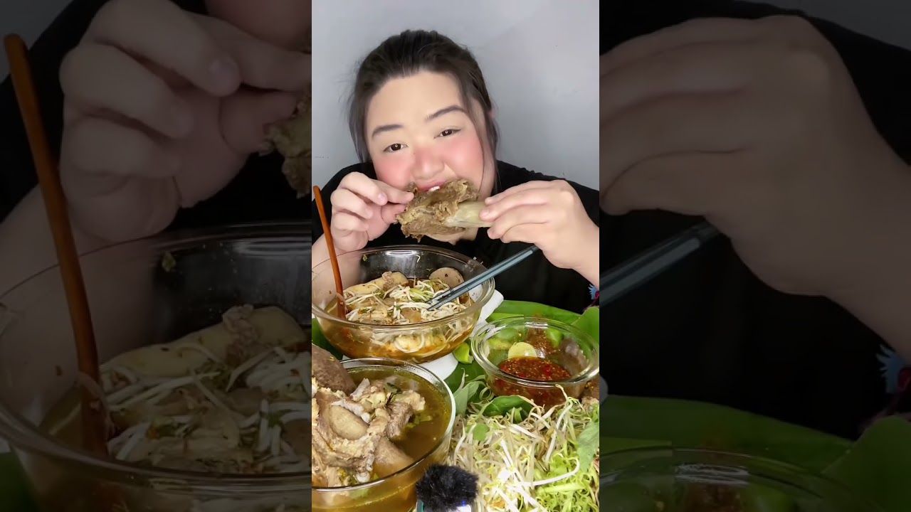 MÚKBENG BÚN BÒ HUẾ #food #mukbang 