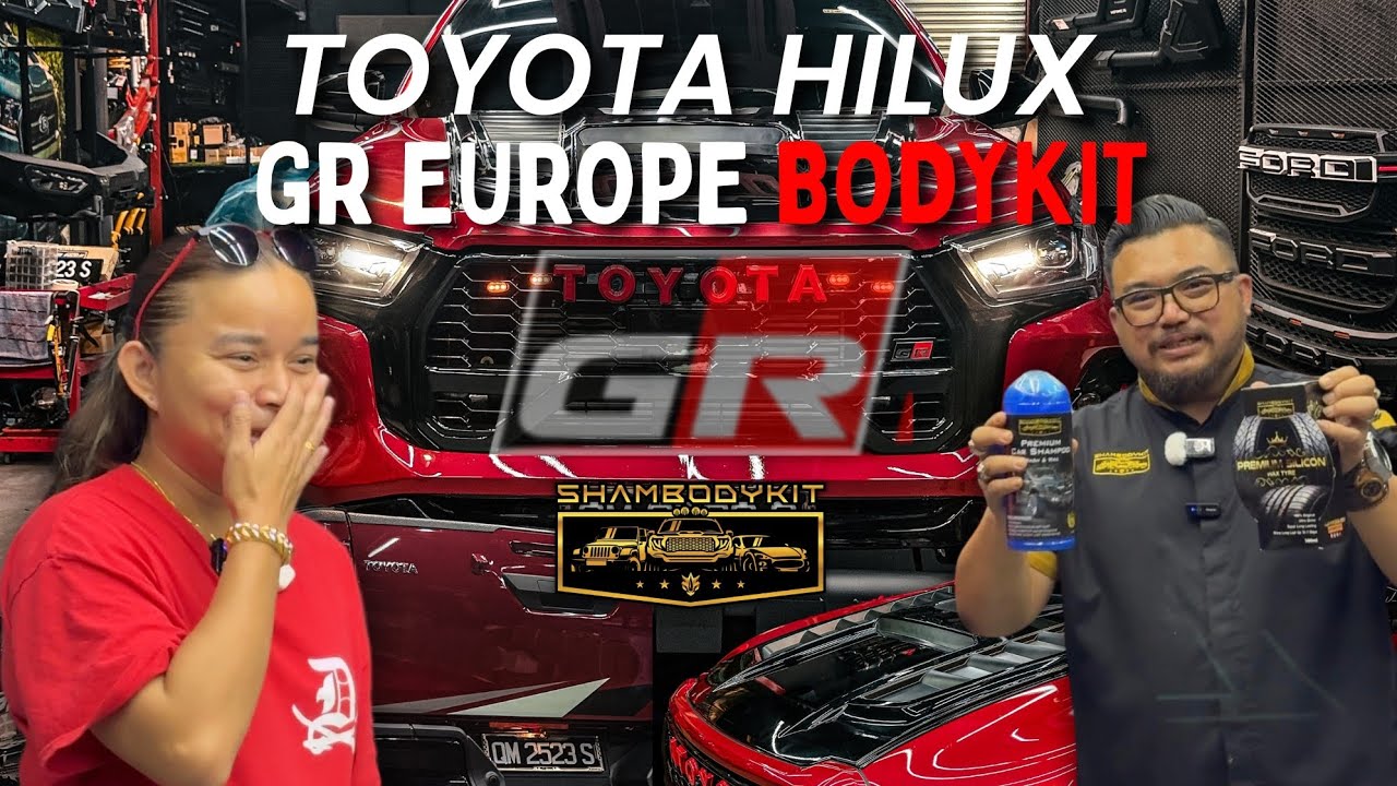 Hilux GR 2025 Convert Bodykit GR Europe! Garang Terus Siap! 🔥 By Sham bodykit