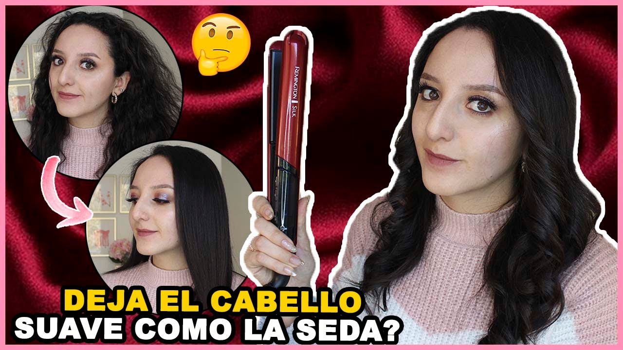PLANCHA REMINGTON SILK S9600 | PRUEBA EN CABELLO RIZADO | Lau Kudo