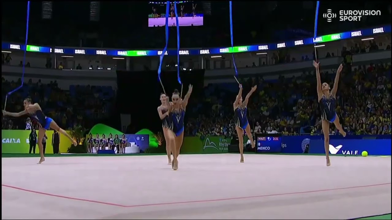 🇮🇱 ISRAEL - 26.350 -*AA* - 5 Ribbons (Fita/Cinta) - World Championship Rio 2025