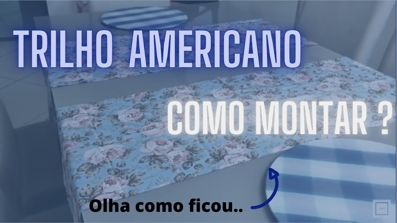 COMO usar o TRILHO/CANTINHO de mesa na mesa posta. - DE FORMA CORRETA!
