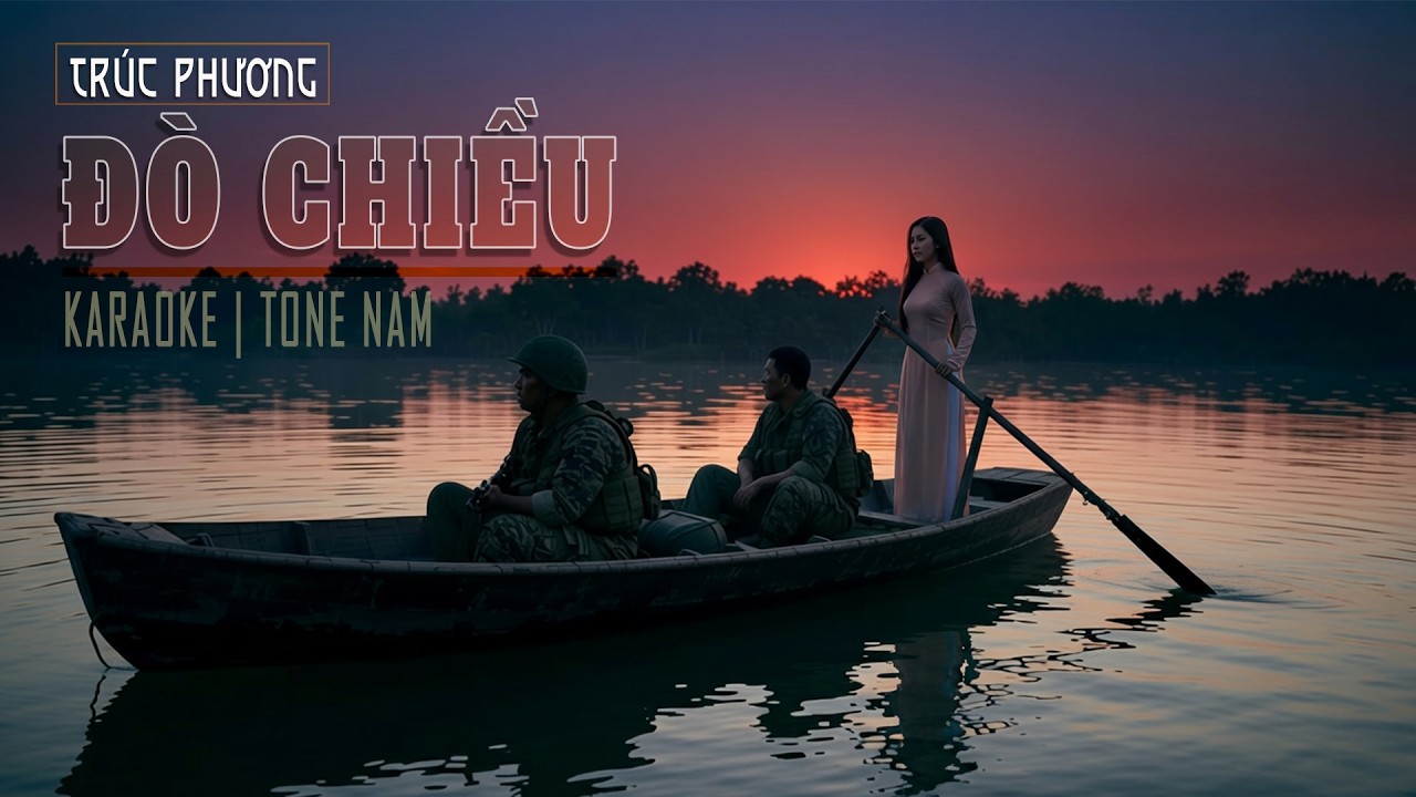 Đò Chiều | KARAOKE | TONE NAM