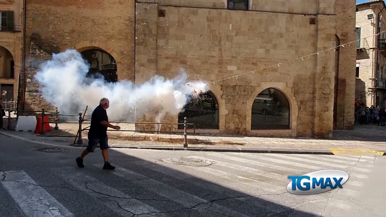 Lanciano: lo sparo di mortaretti apre le Feste di settembre ma senza l'alzabandiera