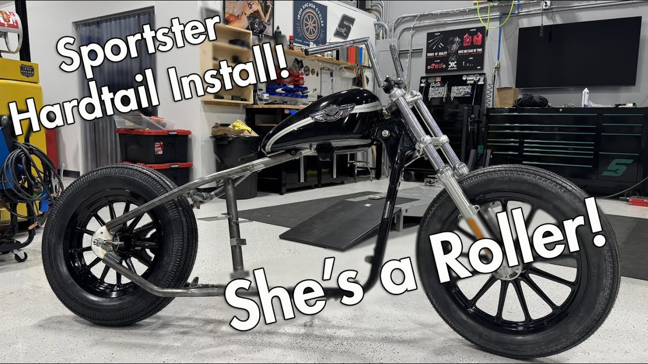 Sportster Chopper: Hardtail Install!