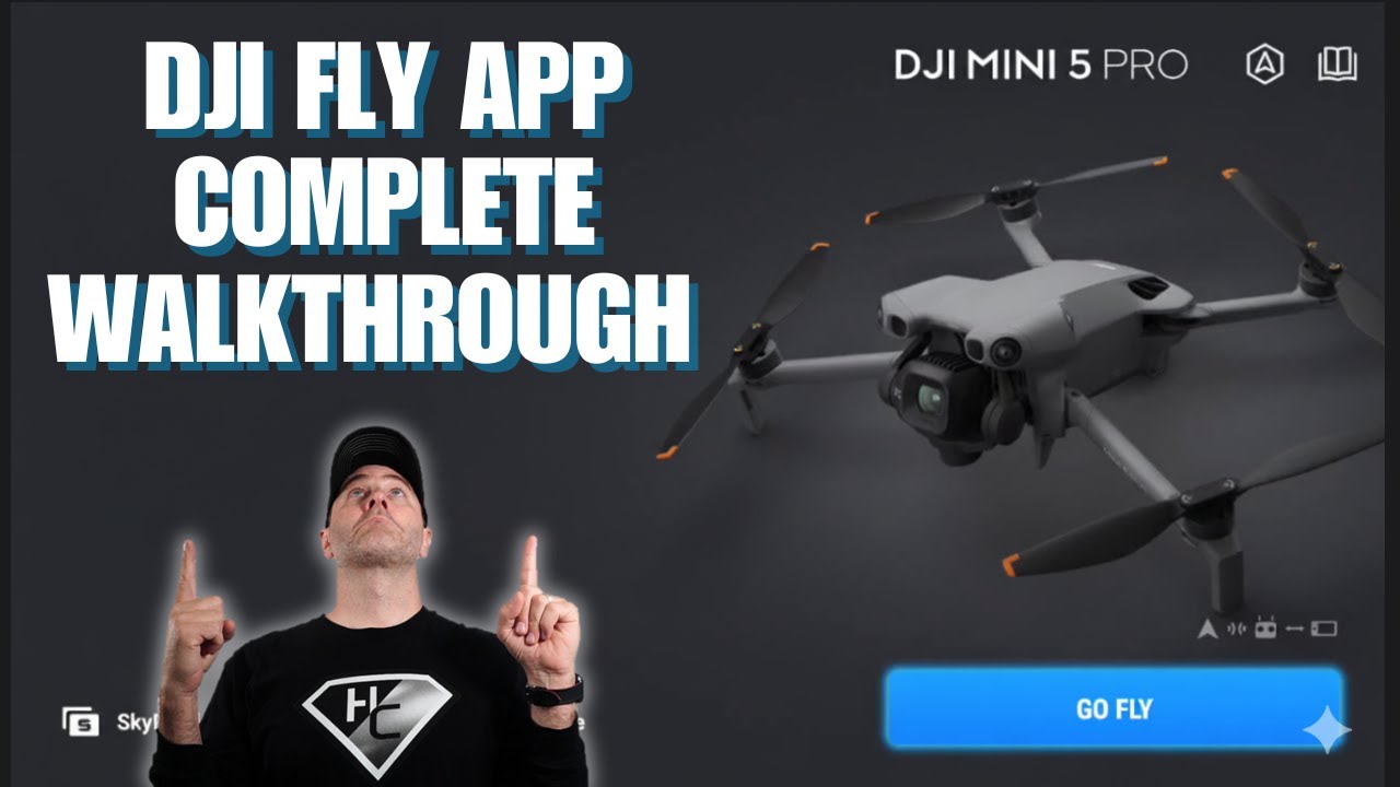 Учебное пособие по DJI Mini 5 Pro &ndash; Как использовать приложение DJI Fly (Руководство для начинающих)