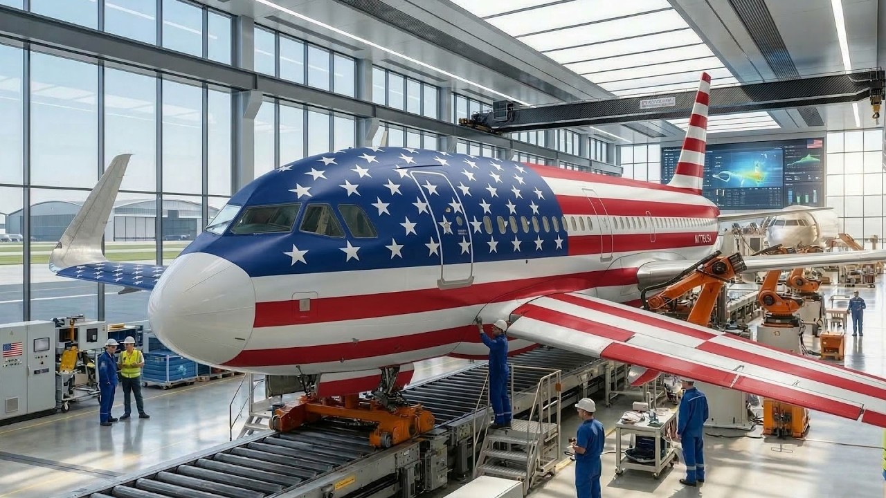 Как производятся современные американские самолеты | За кулисами американского завода