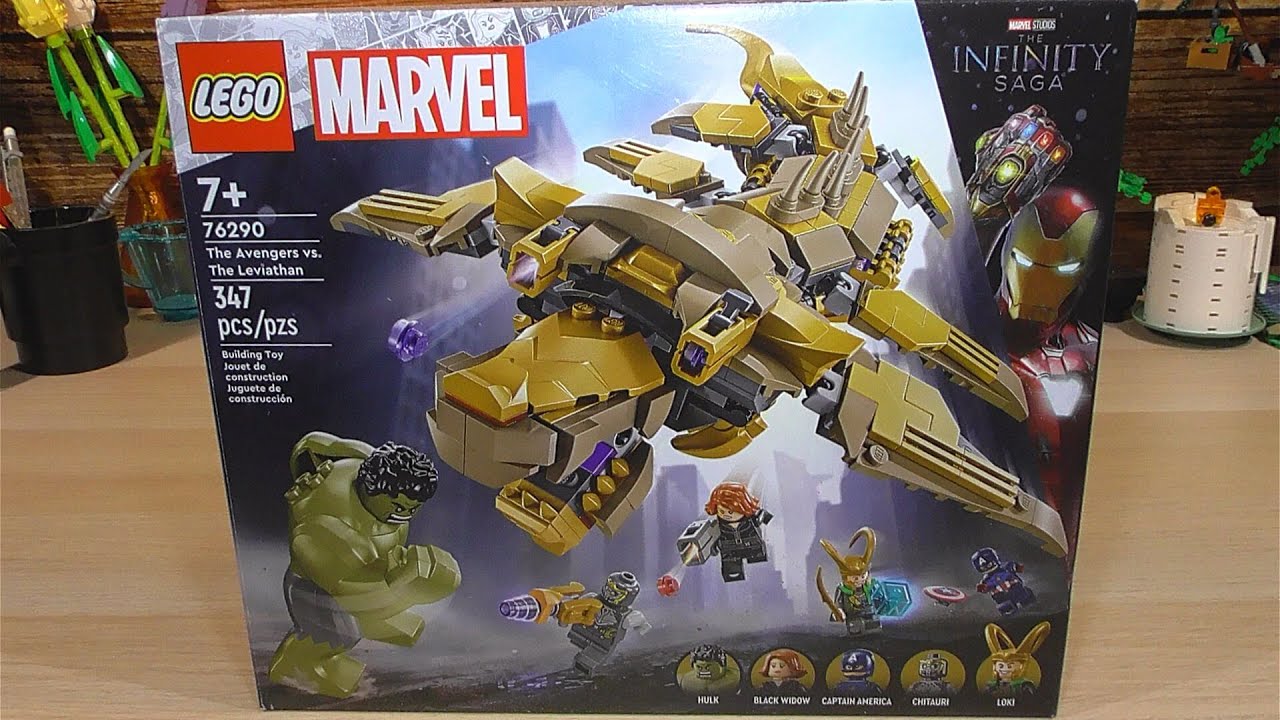 Pure build 🎧 LEGO The Avengers vs. The Leviathan ASMR | 76290