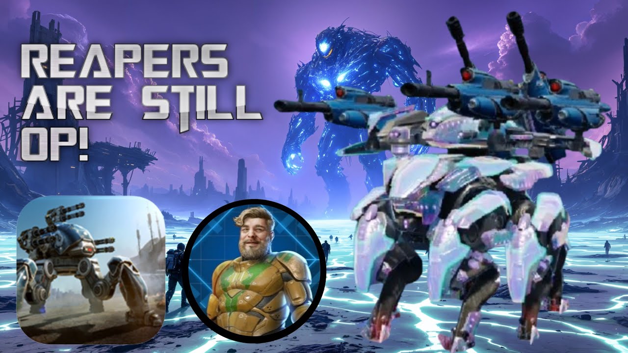 ЭТО ОРУЖИЕ ВСЕ ЕЩЕ ОТЛИЧНОЕ! ЖНЕЦ СТРИКС УБИВАЕТ ВРАГОВ ОДНИМИ УДАРАМИ! (War Robots)