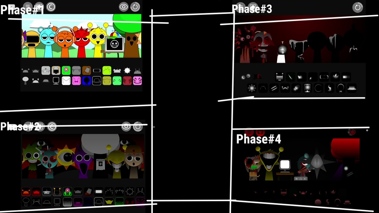 SPRUNKI Phase#1 Phase#2 Phase#3 Phase#4 #sprunki