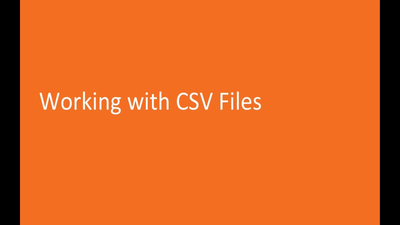 How to Open & Read csv Files in Python || Python Tutorial YouTube