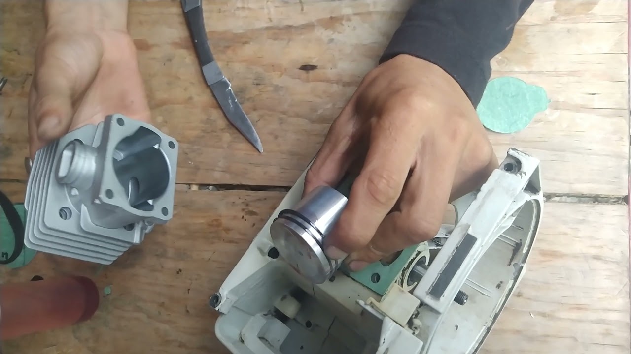 Cómo ponerle anillos o aros a guadaña (desbrozadora) sthil 280