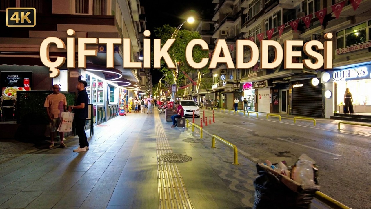 [ 4 K ] ÇİFTLİK CADDESİ GECE RUTİNİ | SOKAK VİDEOLARI İZLE #samsun #çiftlikcaddesi #vlog #sokak