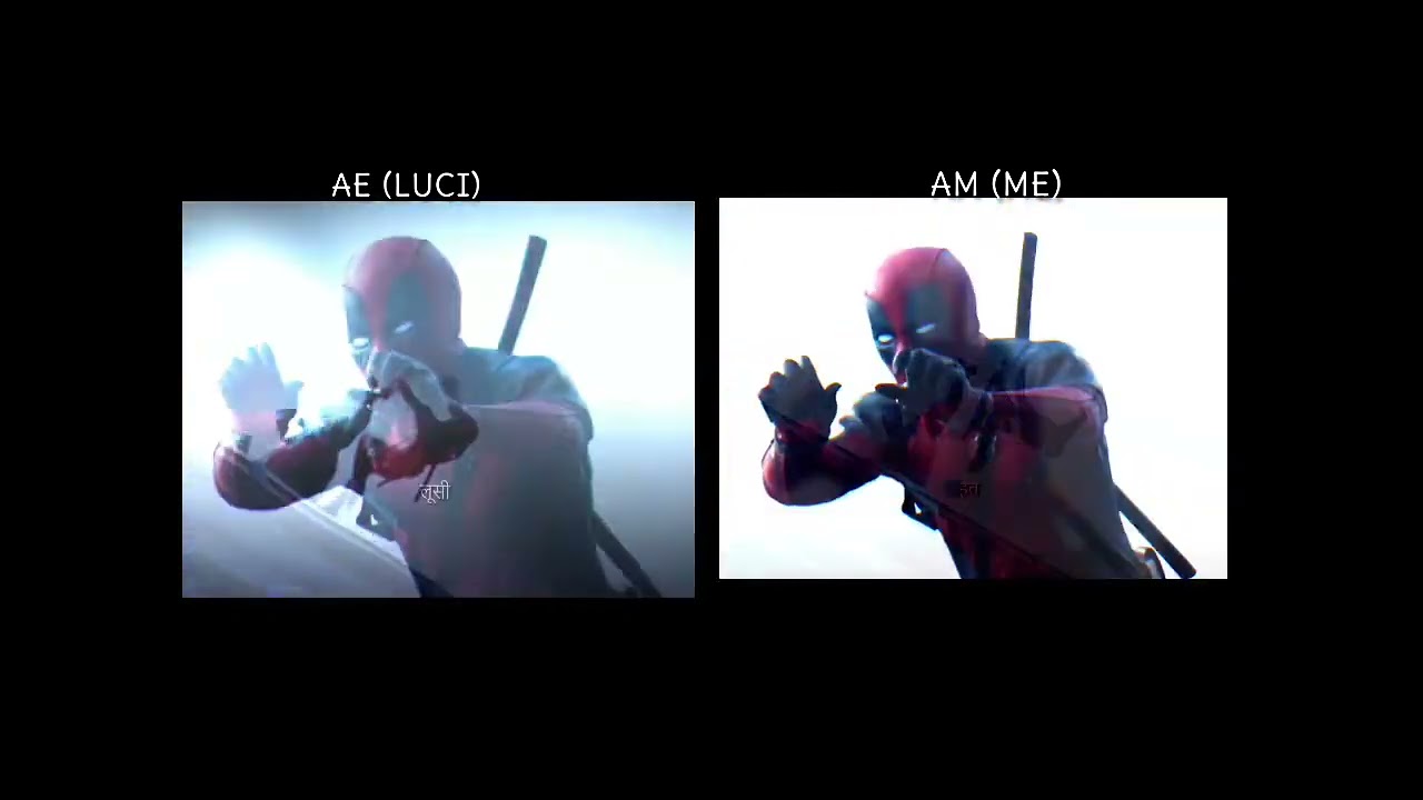 LUCI.XE EDIT REMAKE COMPARISON SIDE BY SIDE || AFTER EFFECTS VS ALIGHT MOTION!!  #alightmotion #edit