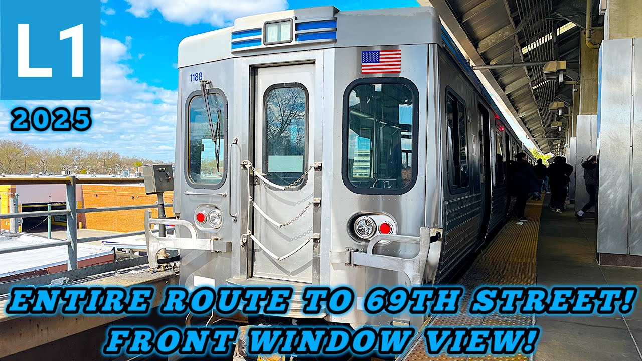 SEPTA Market Frankford Line Train Full Ride | “Driver’s POV”, To 69th Street!