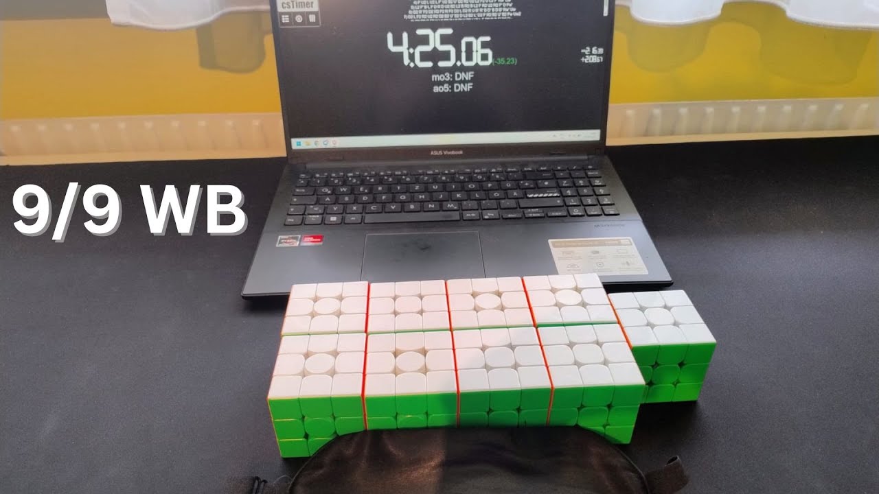 9/9 Multi-Blind in 4:25.06 [WB]