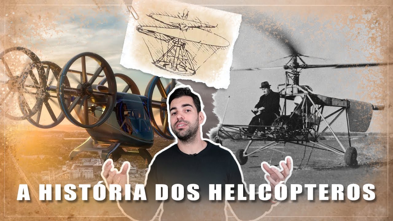 A História dos Helicópteros!? Os Helicópteros Sugiram Primeiro que os Aviões!?