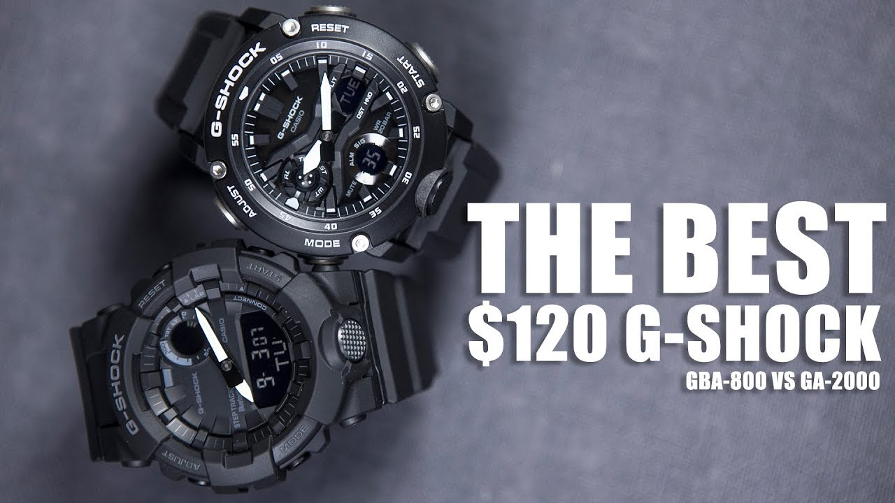 THE BEST $120 G-SHOCK - CASIO GBA-800-1A VS GA-2000S-1A