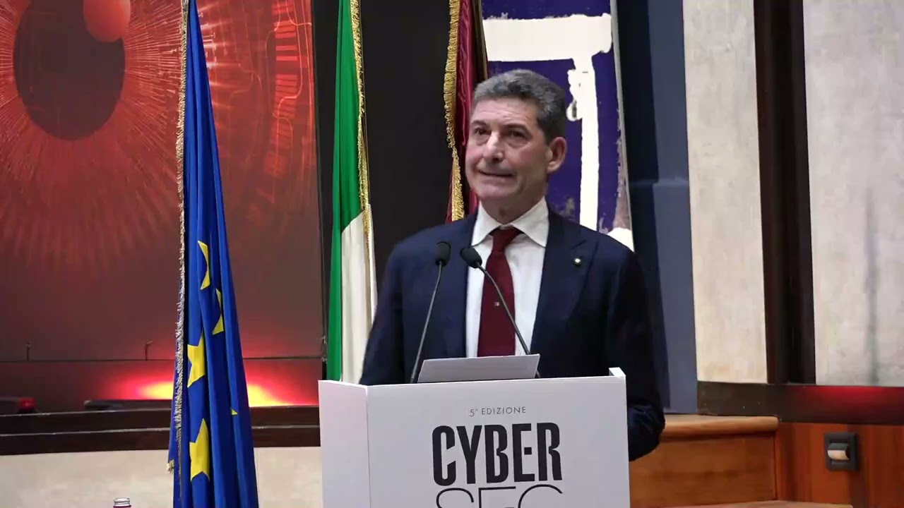 Intervento del capo della Polizia Vittorio Pisani a Cybersec 2026