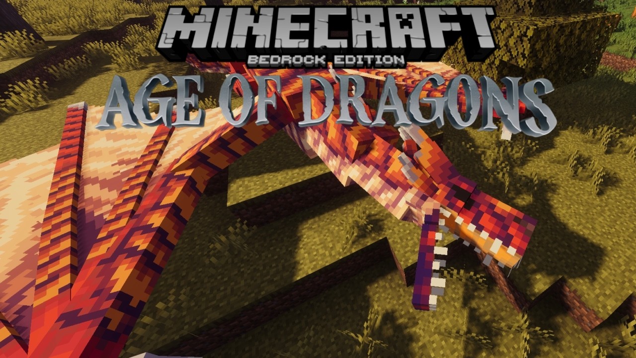 AGE OF DRAGONS ADDON PREVIEW | MINECRAFT BEDROCK 1.21