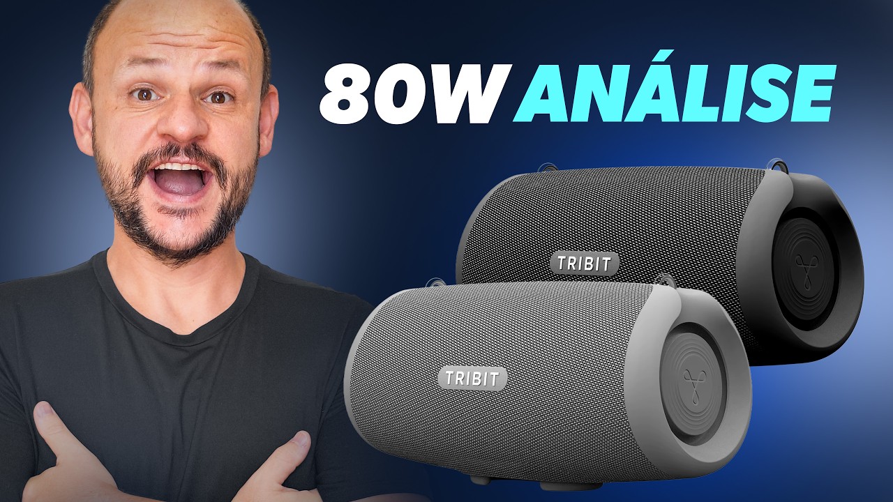 Testei a TRIBIT STORMBOX LAVA Caixa de Som portatil - É boa e vale a pena? Review / Análise