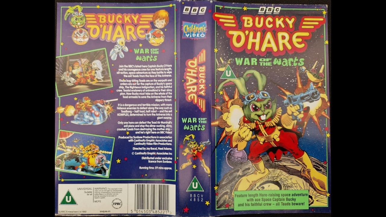 Bucky O'Hare: War of the Warts (1992 UK VHS)