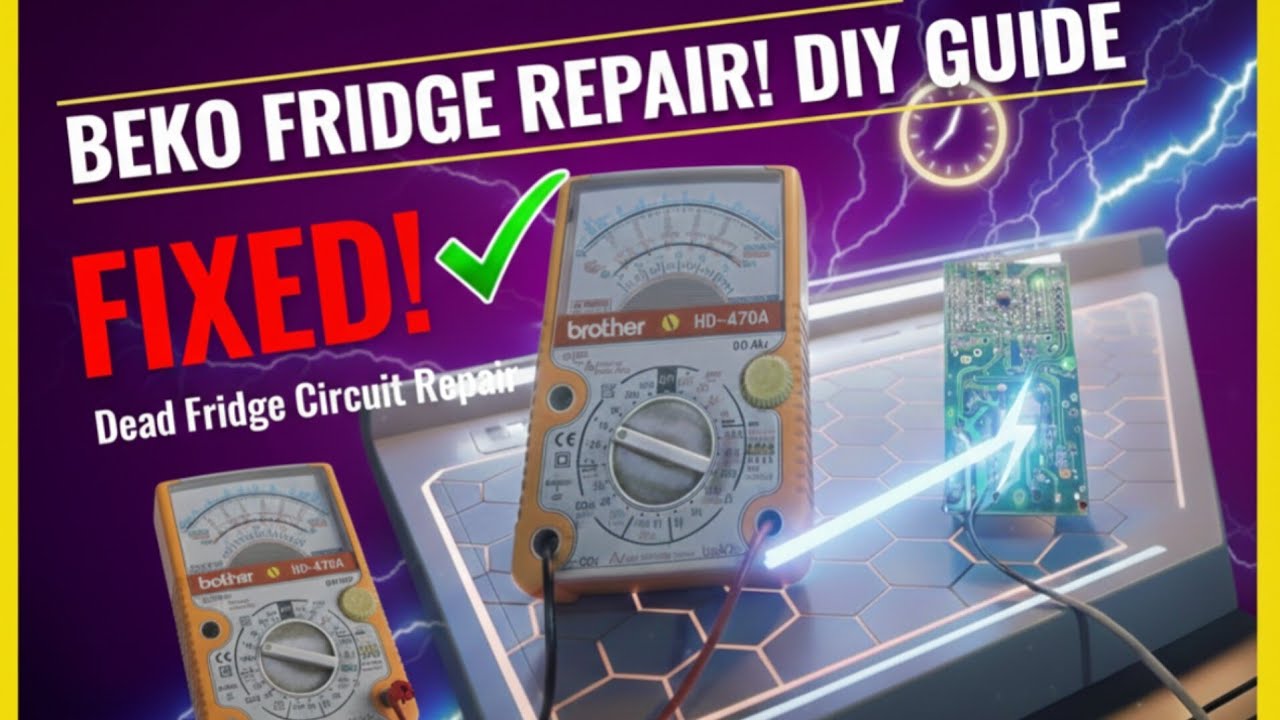 Dead Fridge Circuit Repair Tutorial