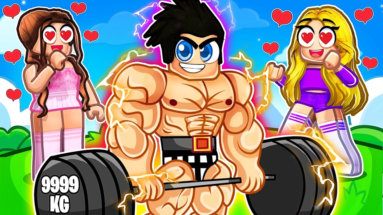 J'ai Dépensé 100,000 $ Pour DRAGUER des filles Dans Roblox GYM LEAGUE..