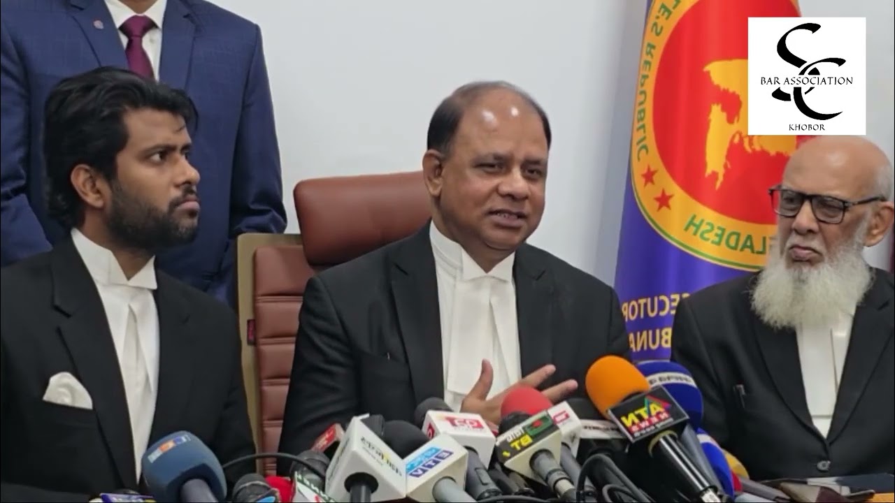 ঘুষের অভিযোগ ফাঁস হওয়ার ঘটনায় বিচারপ্রক্রিয়া ‘শতভাগ প্রশ্নবিদ্ধ’: চিফ প্রসিকিউটর।