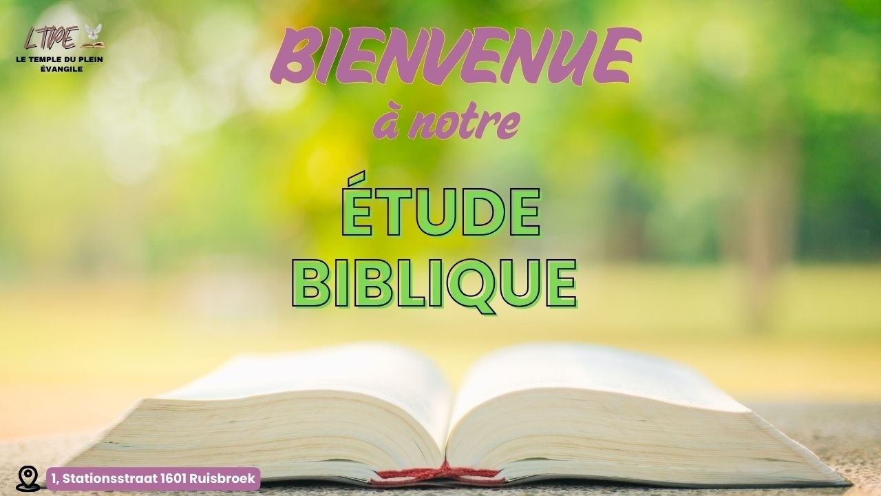 Etude Biblique | 13 FEVRIER 2026 | Pasteur Martin