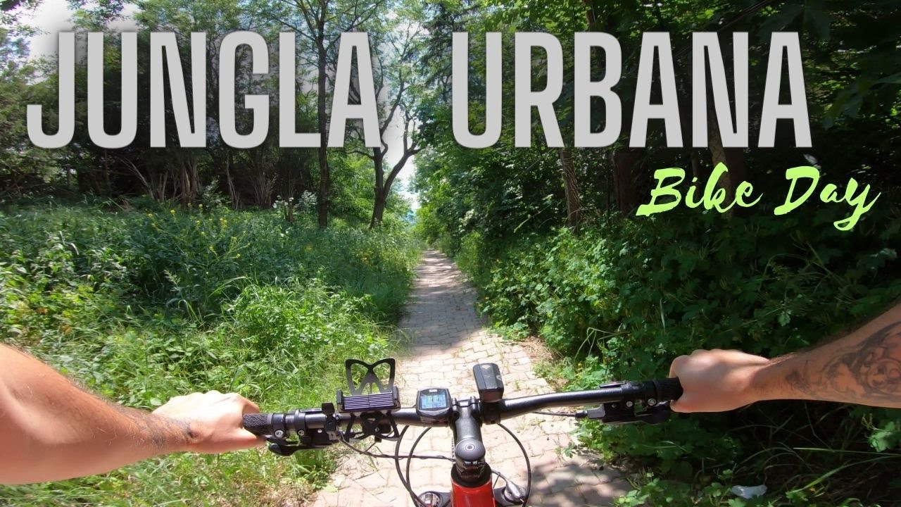 Tura cu bicicleta in Turda, Baile sarate Turda Jungla urbana , Liceu agricol , Urban Vlog bike , 4K