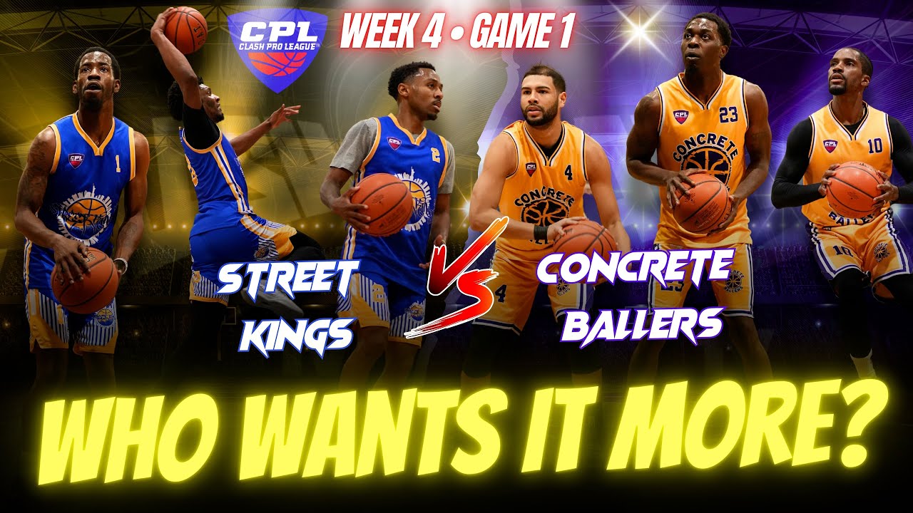 Street Kings vs. Concrete Ballers 🏀 Clash Pro League • Week 4