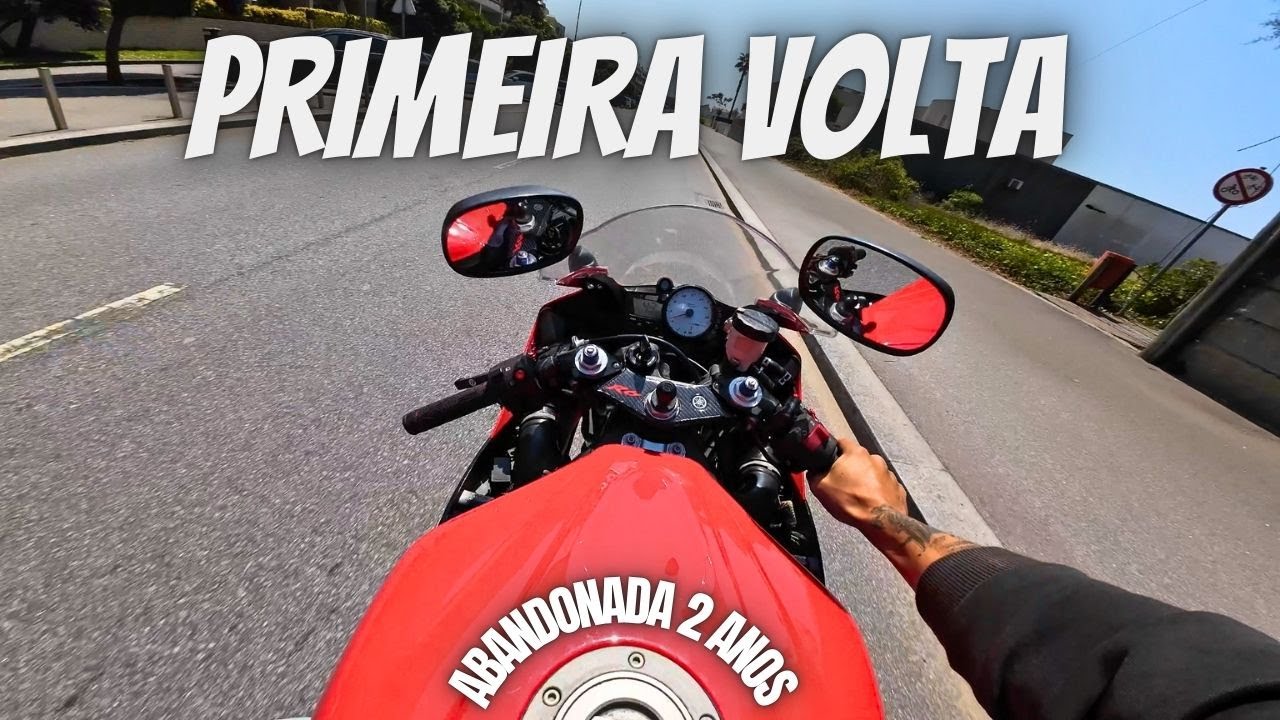 PRIMEIRA VOLTA NA ESTRADA E QUASE ACIDENTE ! / YAMAHA R6 ABANDONADA 2 ANOS !