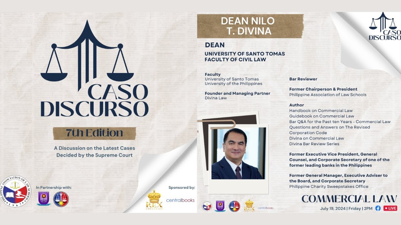 COMMERCIAL LAW | Caso Discurso: 7th Edition