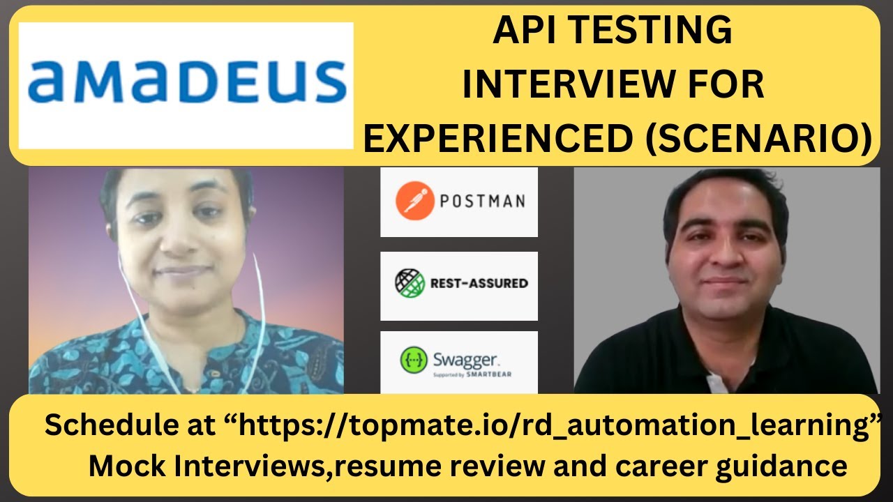 API Testing Interview Questions and Answers| API Testing Scenario Based | RD Automation Learning