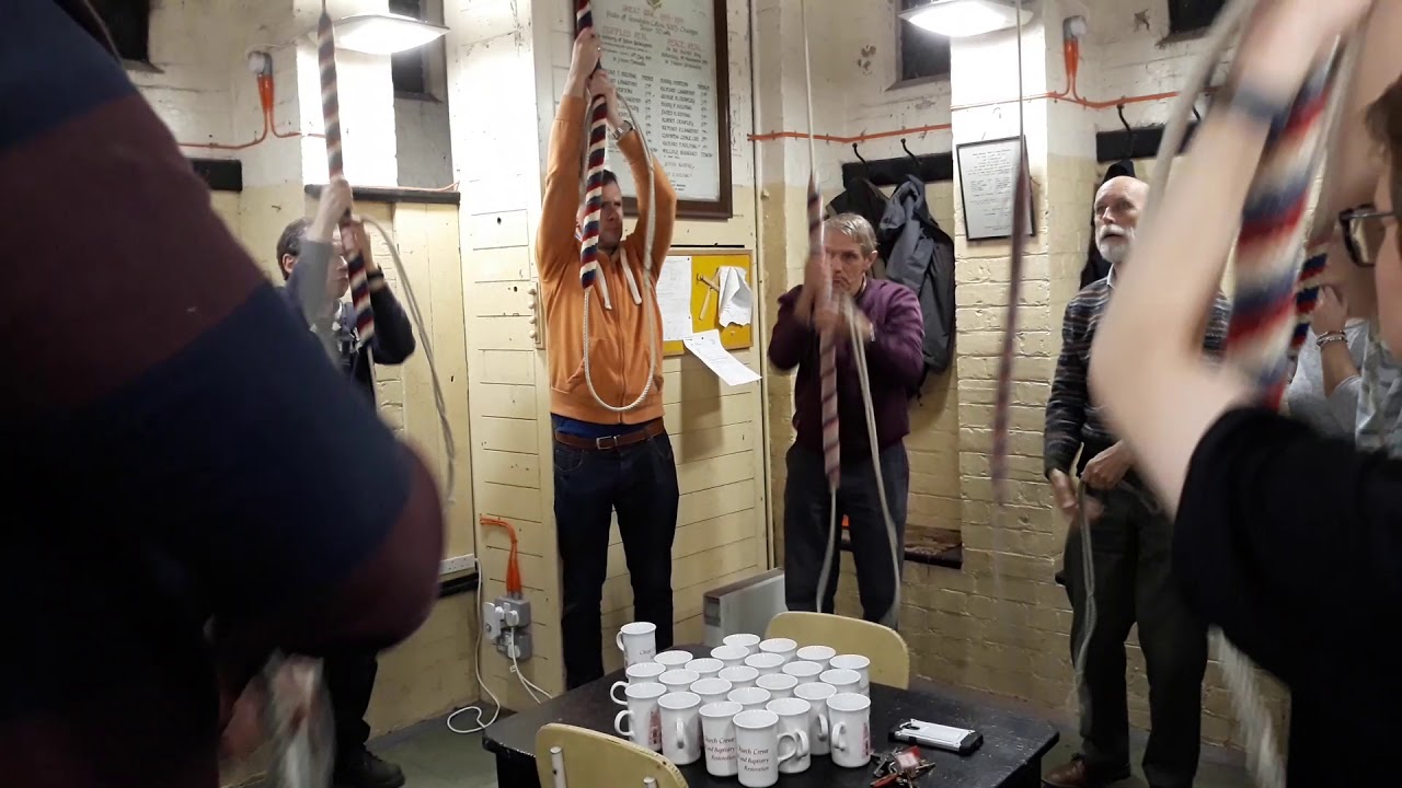 Bell ringing at Crewe