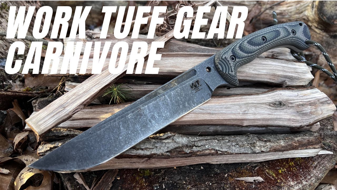 Work Tuff Gear Carnivore Survival Knife: ESEE 6 Competition? Yup. #survival #survivalknife #knife