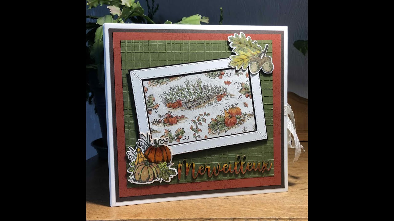Tuto scrap 3 : Album Toile automnale SU