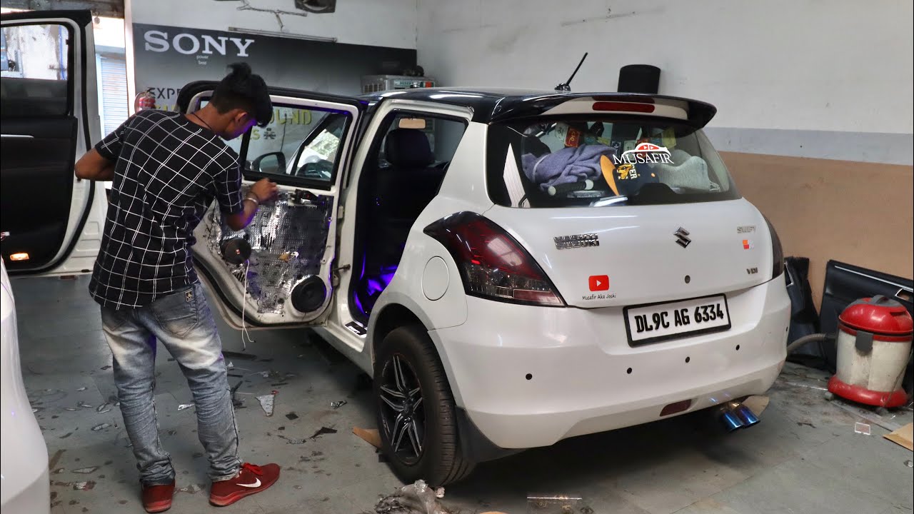 My Swift Got Full Damping On It | Car Damping Full Video | Modified Maruti Swift | Musafir's Swift