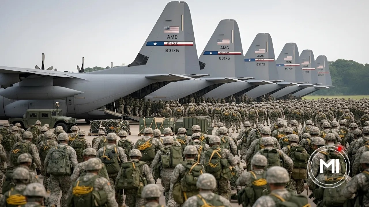 Shock Deployment: 5,000 U.S. Elite Paratroopers Airlifted to Al Udeid Base