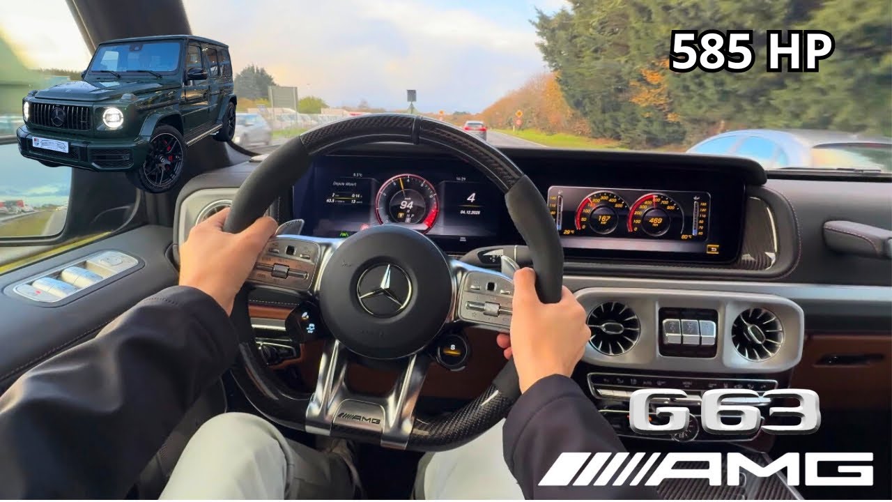 2023 MERCEDES G63 AMG Facelift | POV – Test Drive & Exhaust Sound