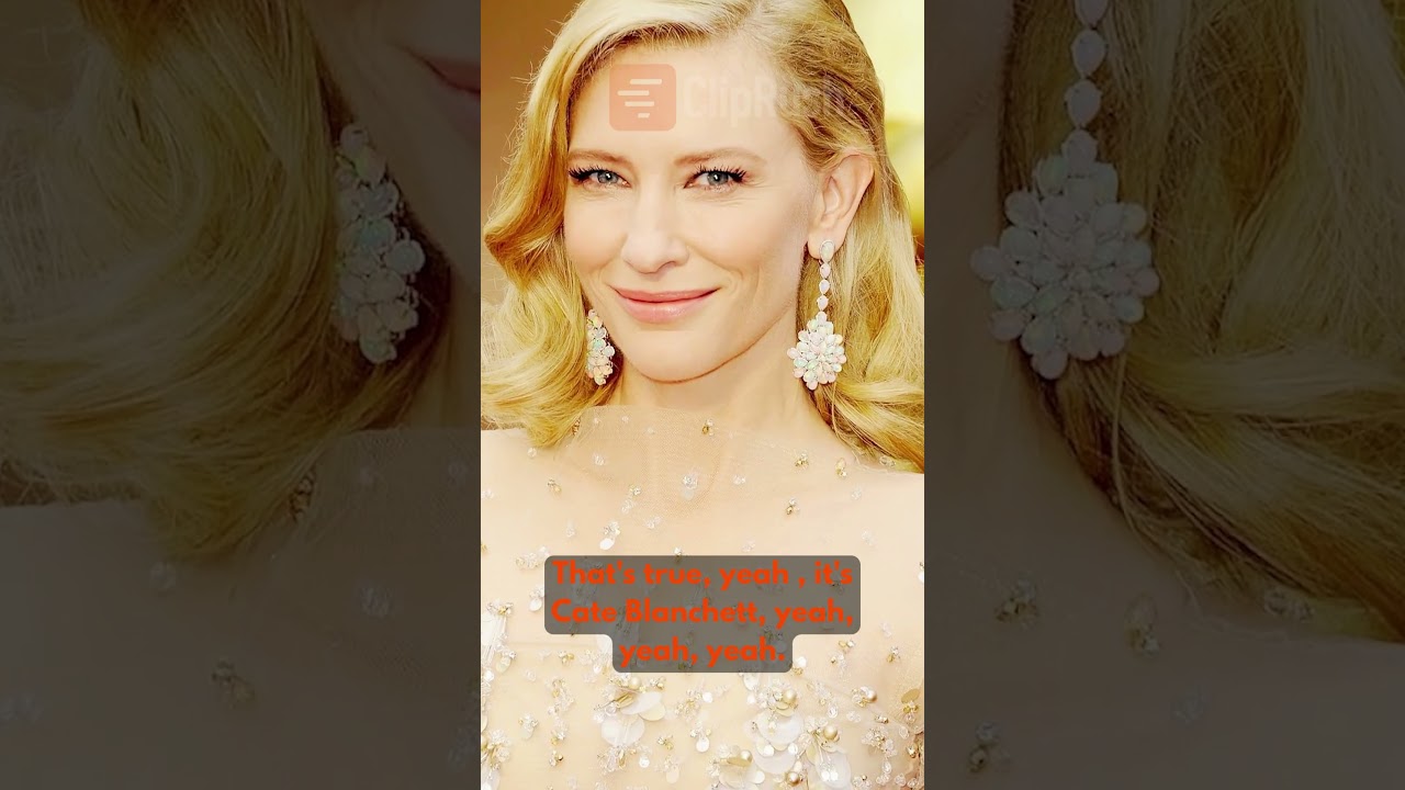 Everyone Realized Bill Weasley = Cate Blanchett 😭🔥