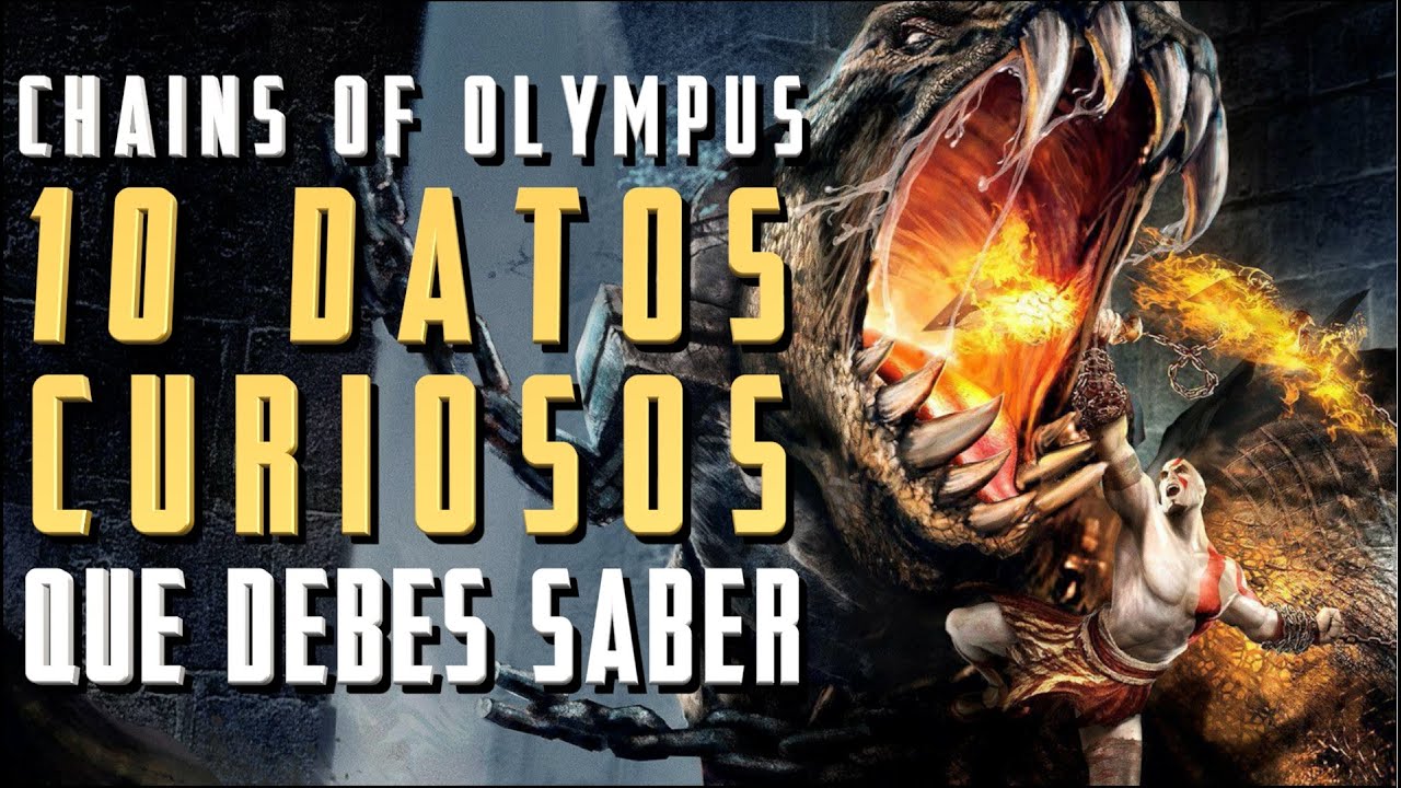 10 CURIOSIDADES sobre GOD OF WAR: CHAINS OF OLYMPUS que DEBES SABER