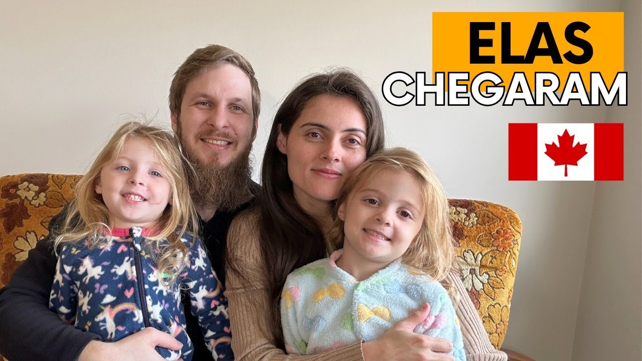 Finalmente elas chegaram: Como foi viajar sozinha com duas crianças para o Canada.