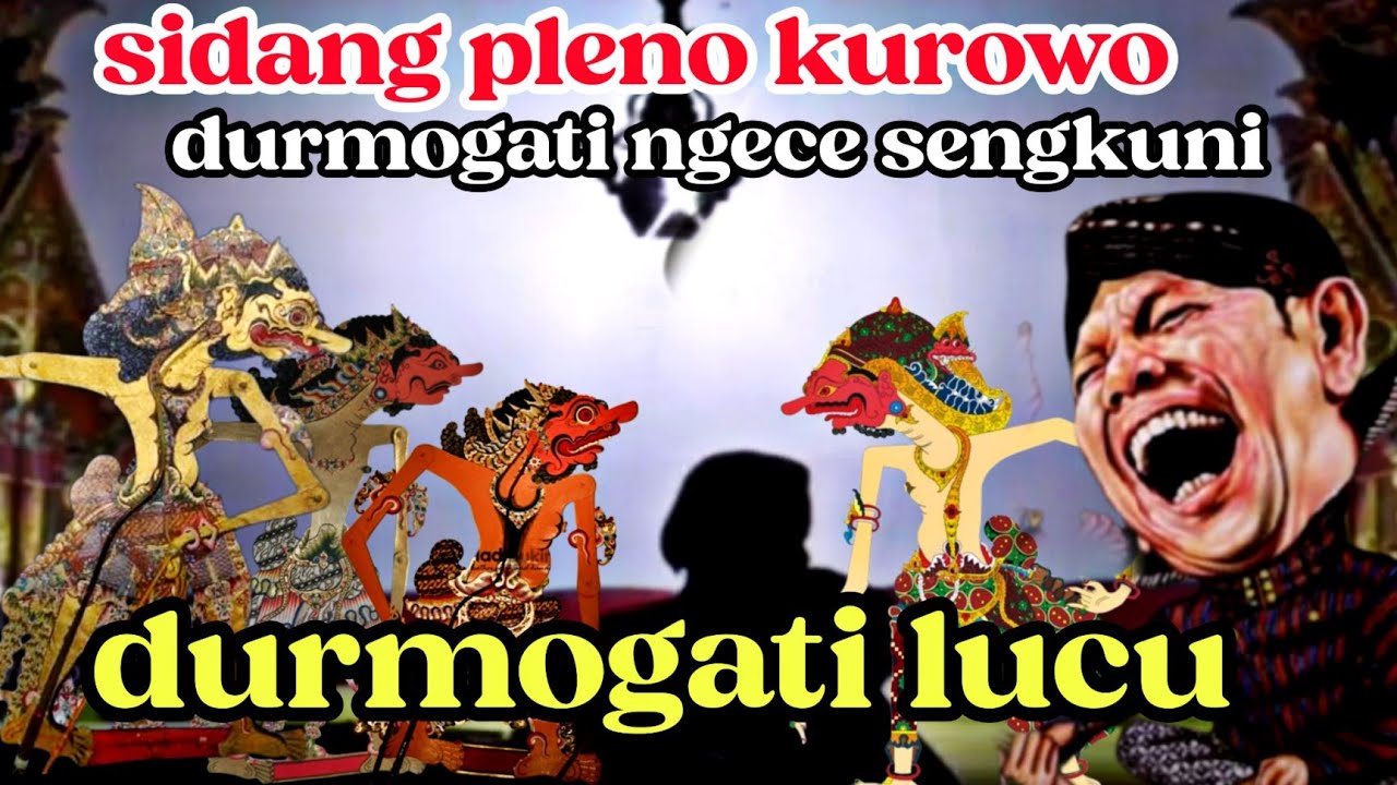 WAYANG KULIT LUCU....❗durmogati diceramahi sengkuni Ki Seno Nugroho@semarbangun917