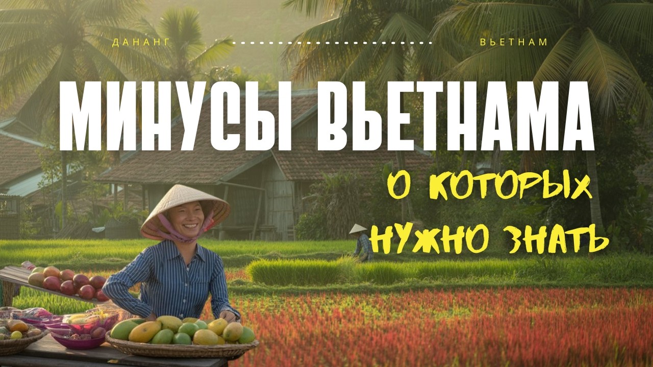 ЖИЗНЬ ВО ВЬЕТНАМЕ 2025: МИНУСЫ И ОСОБЕННОСТИ | ДАНАНГ