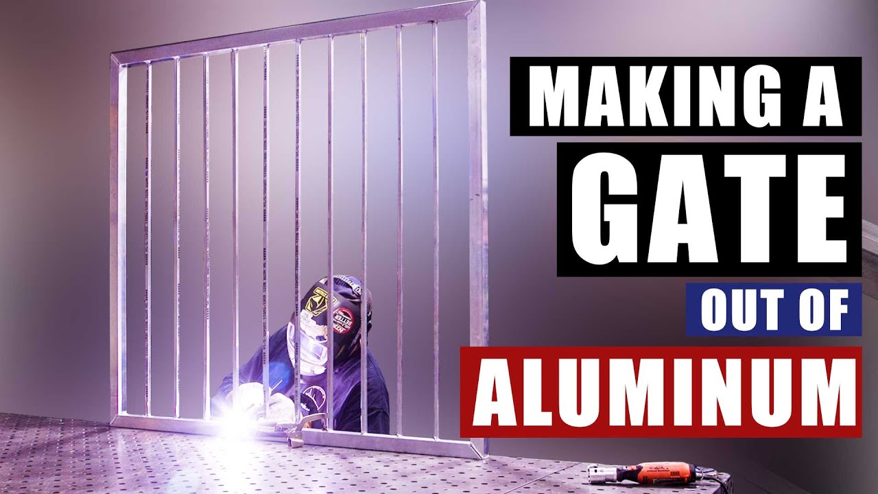 Aluminum Gate Build... I won't make another one | JIMBO'S GARAGE